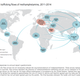 UNODC’s data on methamphetamine traffic in the 2016 annual report.